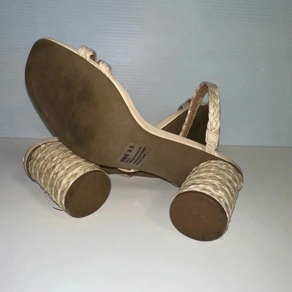 Women's DV by Dolce Vita Sandals, Size 7, Beige Straw Straps - Picture 10 of 14